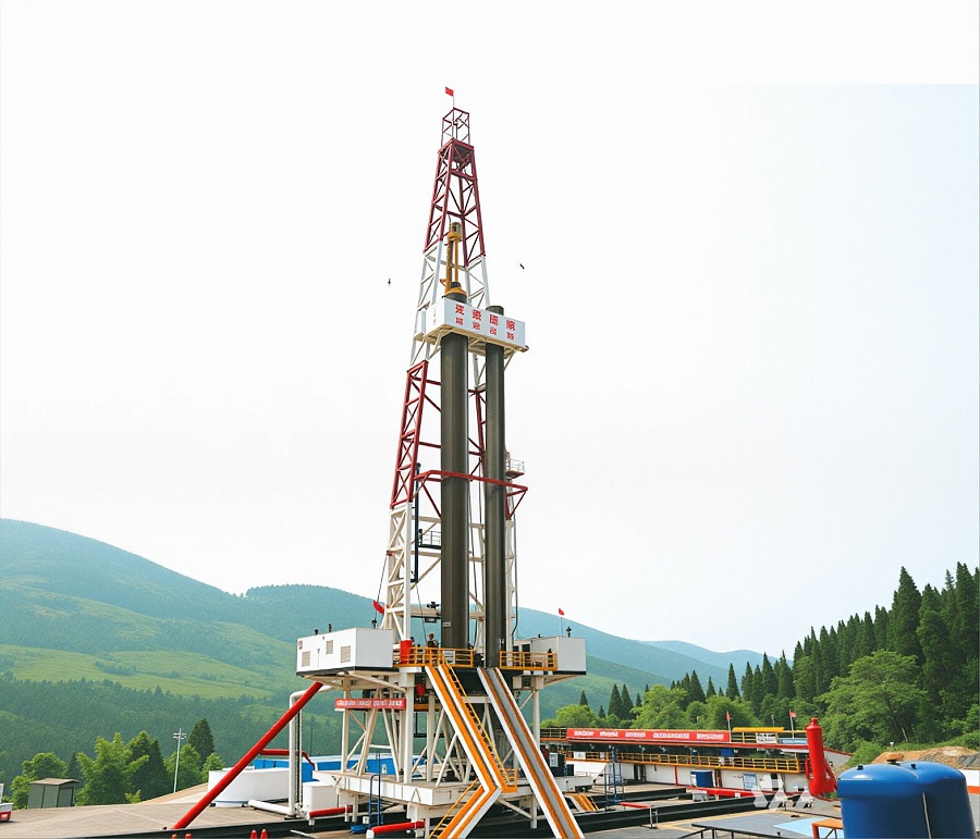 Cluster Well Drilling Rig Transport Device Betweel Wells