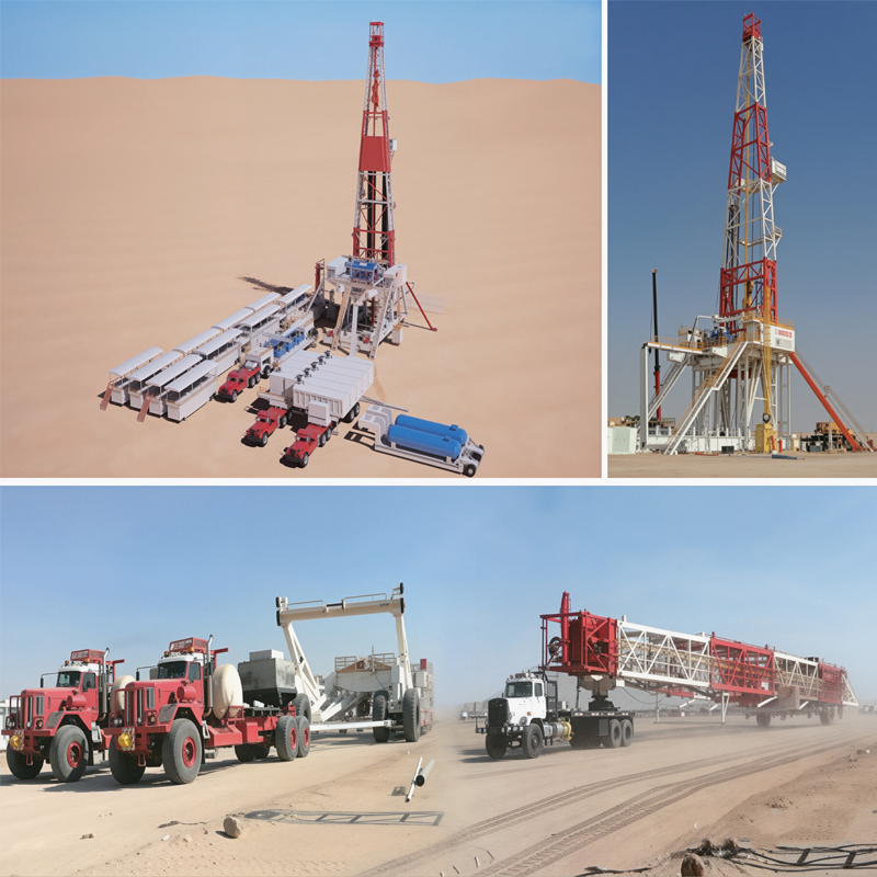 Desert Fast Moving Drilling Rig